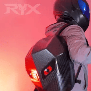 Morral Semi Impermeable LED Fibra de Carbono - MTK500 + Power Bank