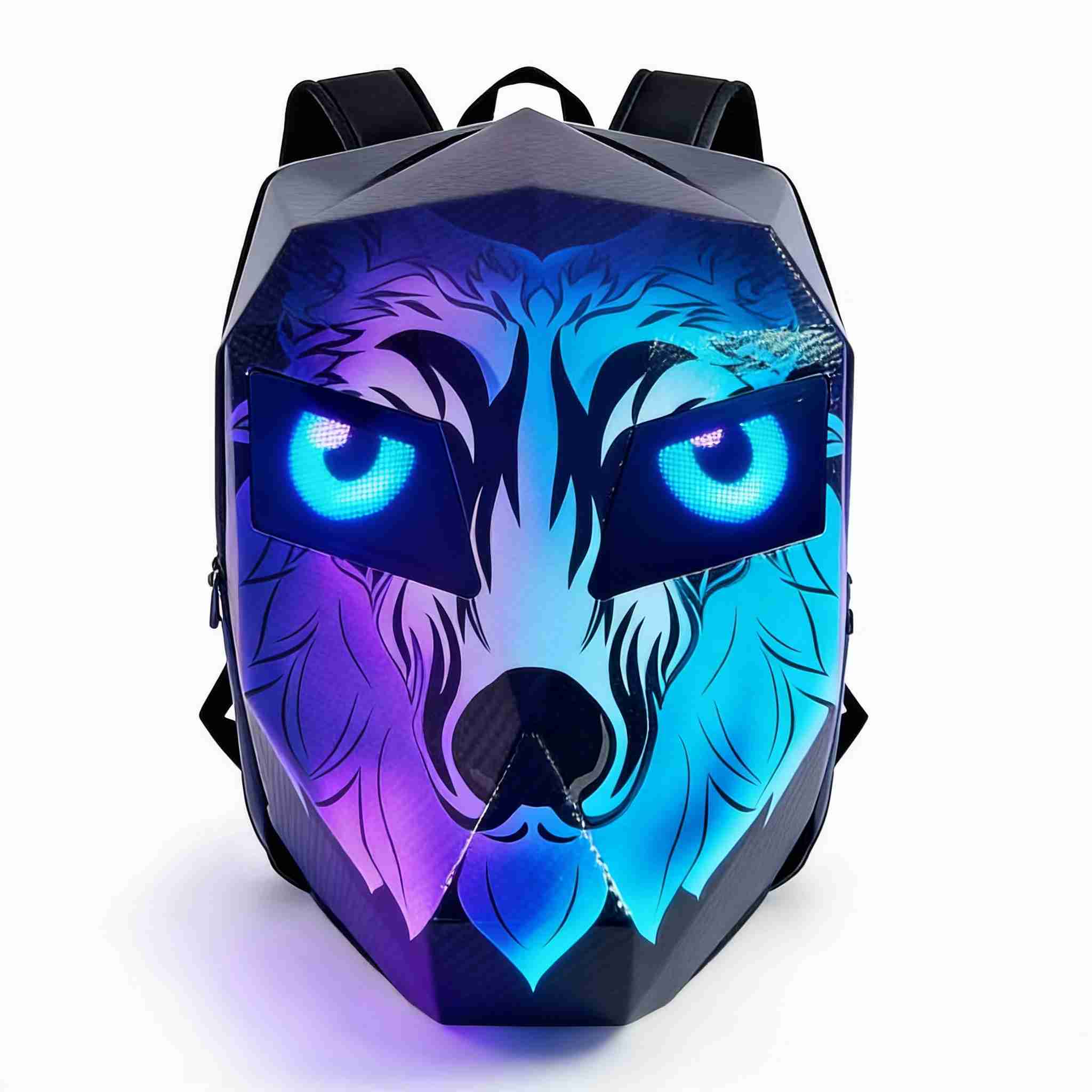 Morral Semi Impermeable LED Lobo - MTK502 + Power Bank